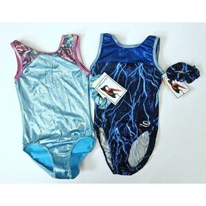 Dreamlight Activewear NWT 10-12 Leotard Scrunchie Set Lot